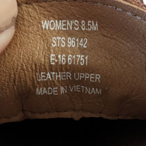 Sperry Stella Keel Leather Suede Wedge Ankle Booties women's 8.5  STS96142 - Picture 6 of 6